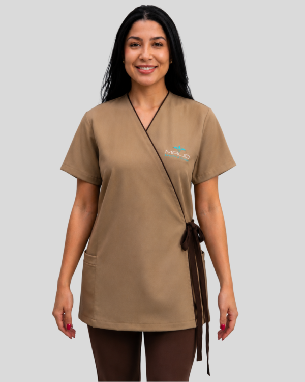 Jaleco Transpassado Manicure