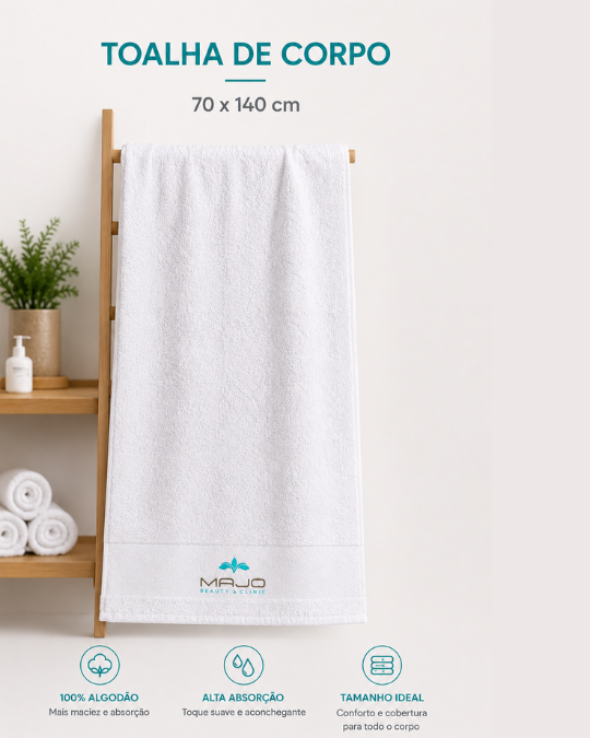 Toalha de Corpo Kit 10 Unidades