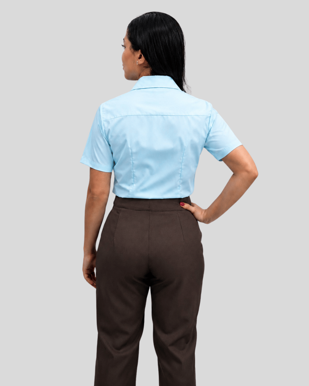Camisa Social Manga Longa Gerente - Recepcionista - Imagem 3